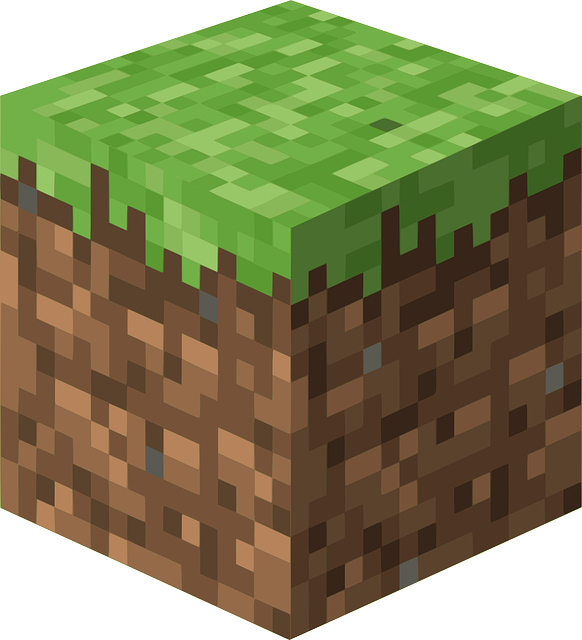 blok hlíny ze hry Minecraft